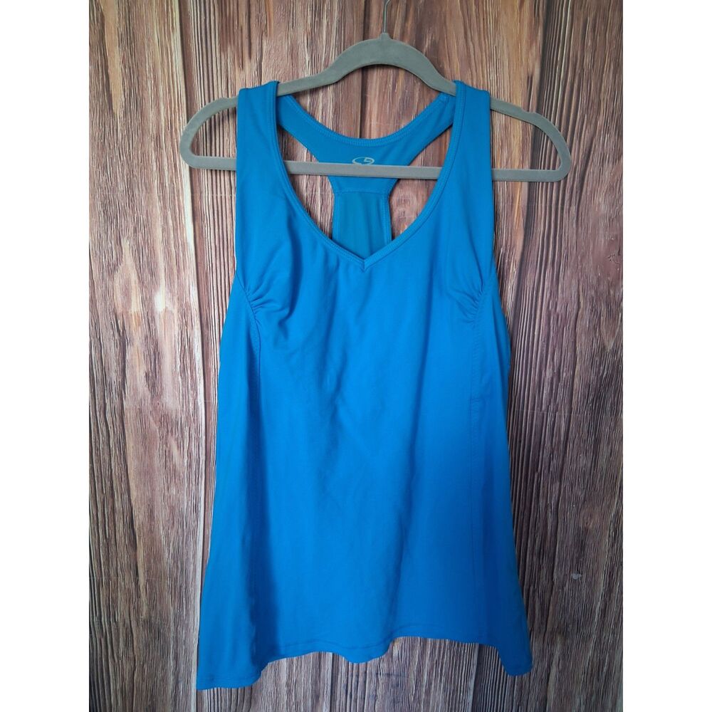 Champion athletic racerback tank top blue size 2XL